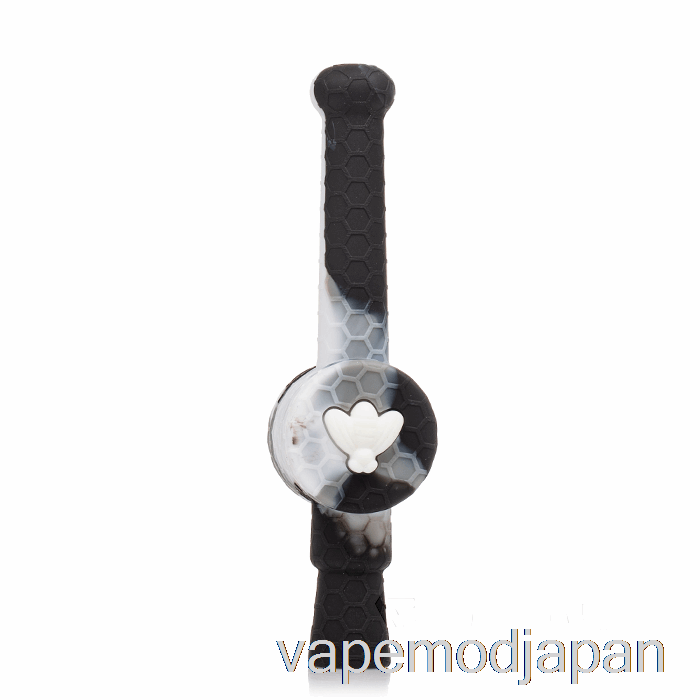 VAPE JAPAN ストラタス リクレイマー ハニーディッパー シリコンダブ ストロー マーブルグレー(ブラック/グレー/ホワイト)